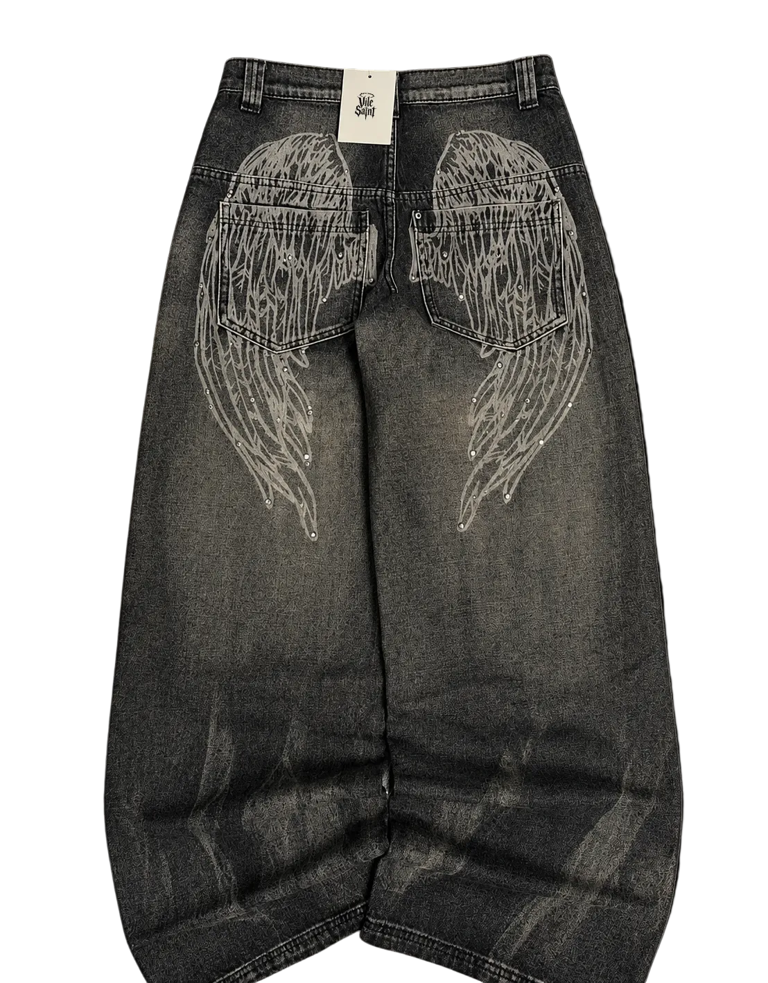 'WINGED' JEANS