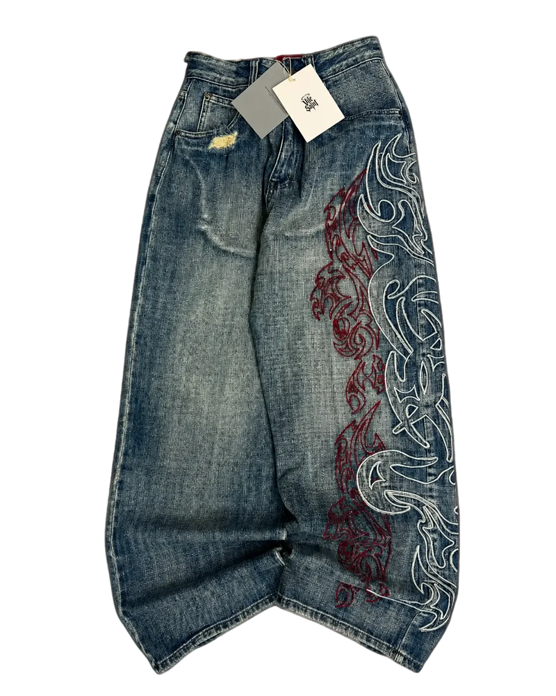 'ETCHED' JEANS