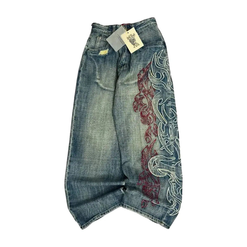 ETCHED' JEANS