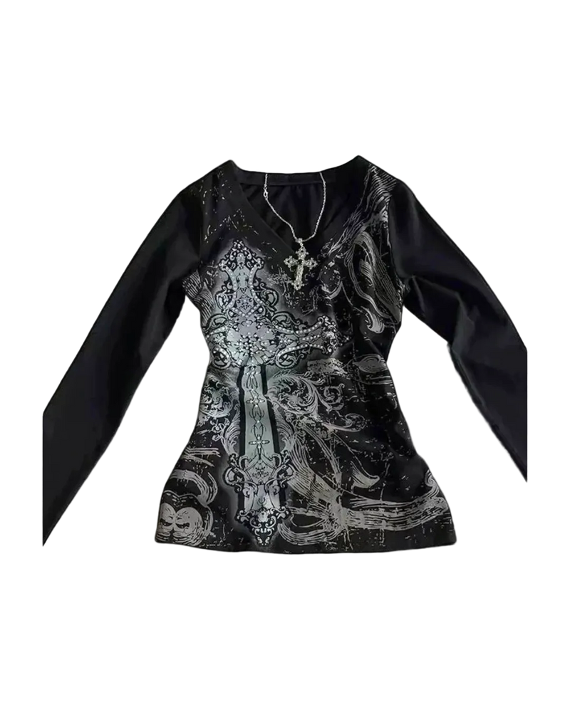 'CRUCIFIX' LONGSLEEVE