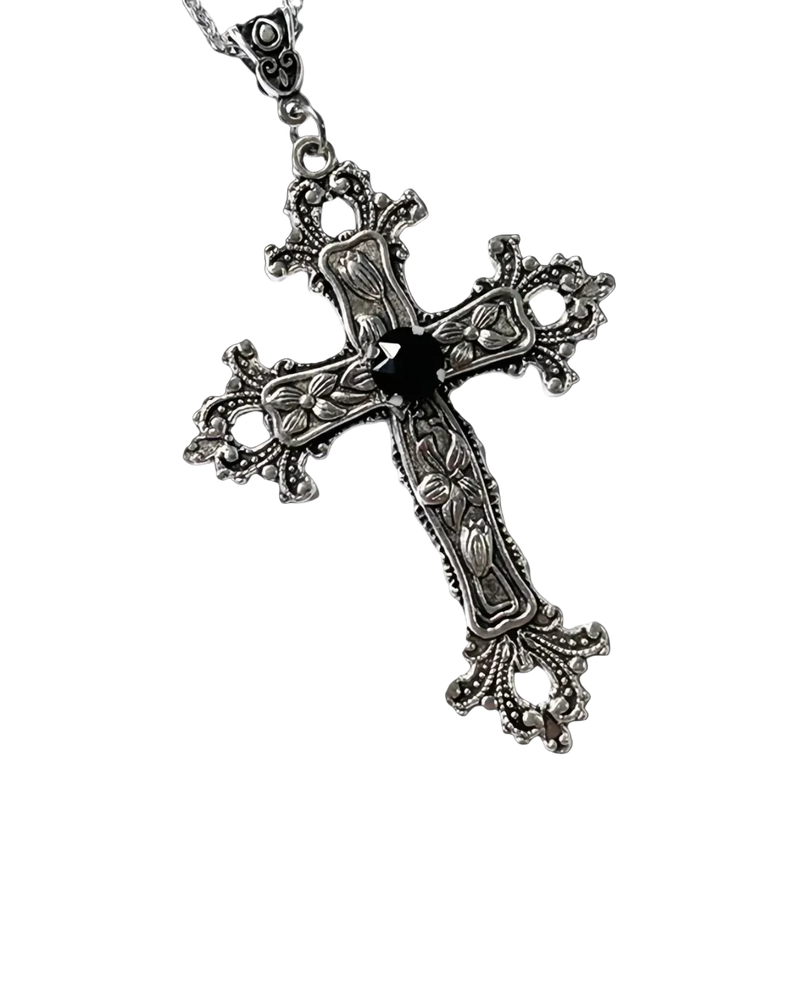 'RELIC CROSS' NECKLACE