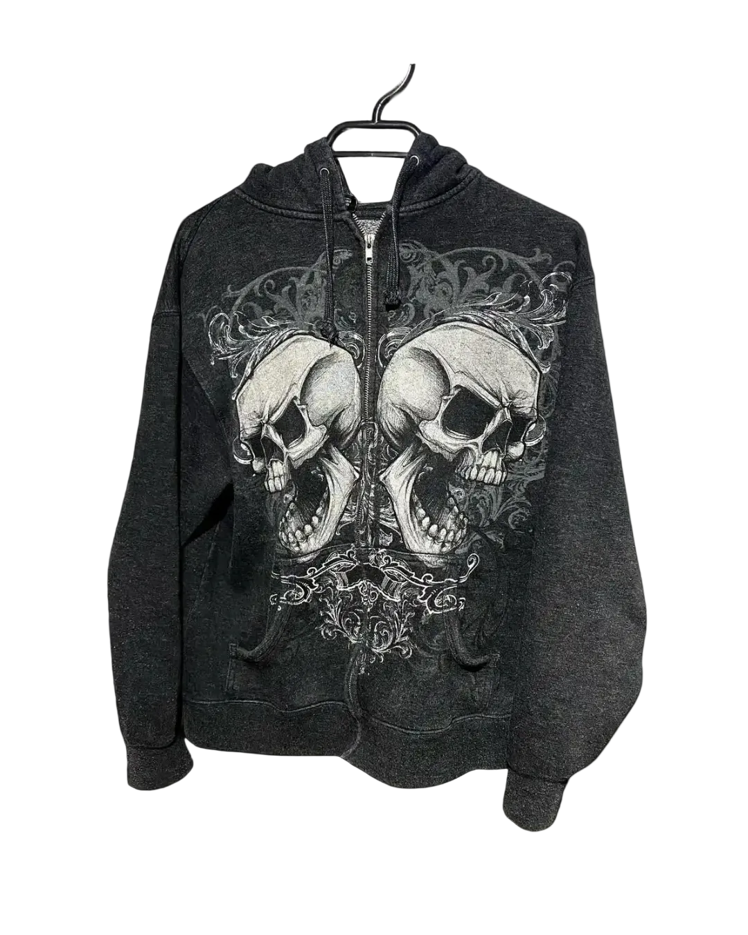 'TWIN SKULLS' ZIPUP