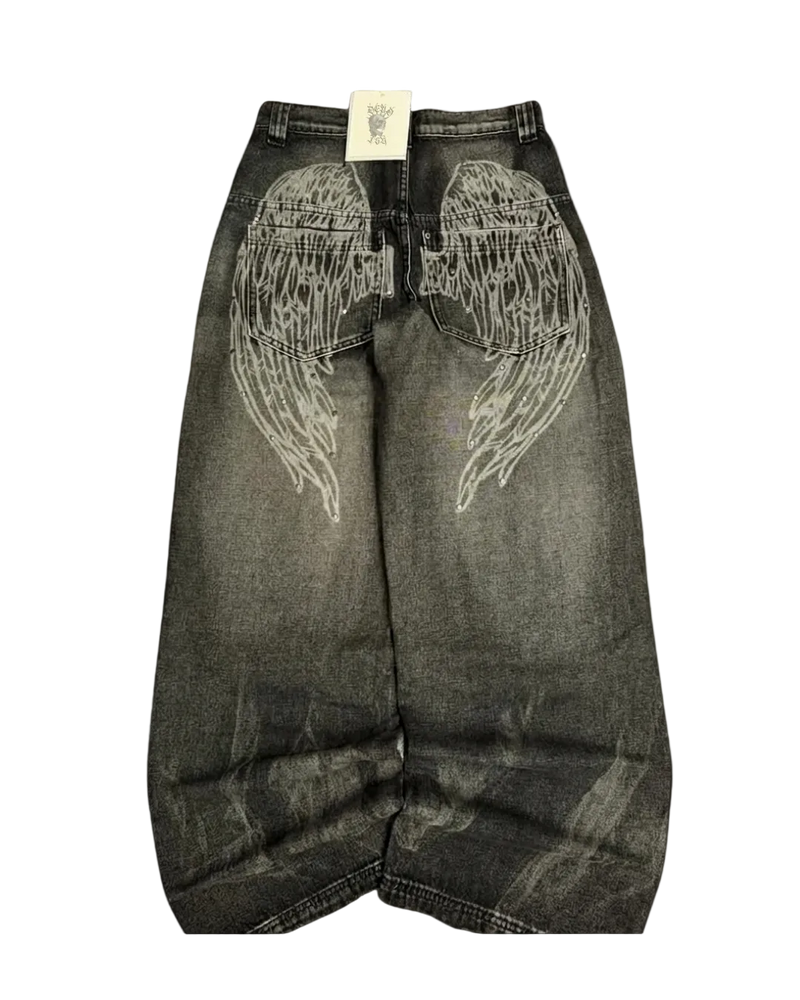 'WINGED' JEANS