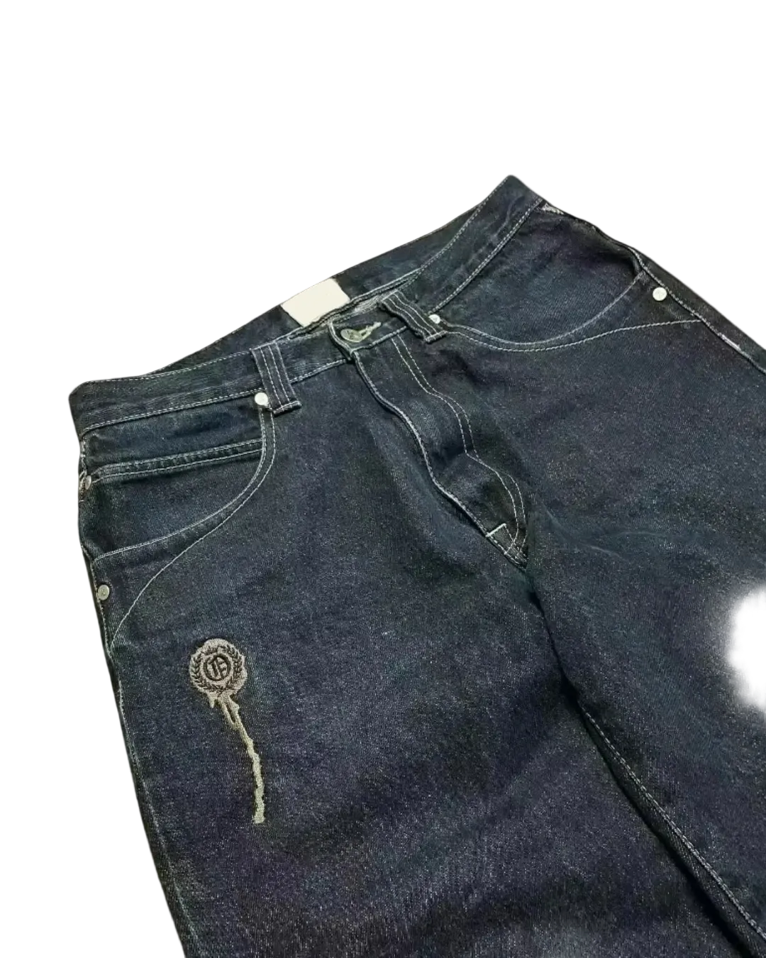 'SKULLY' WIDE LEG JEANS