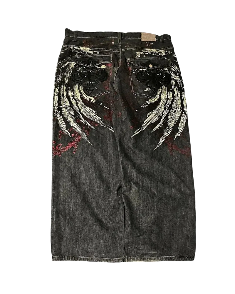 'DEATH WINGED' JEANS