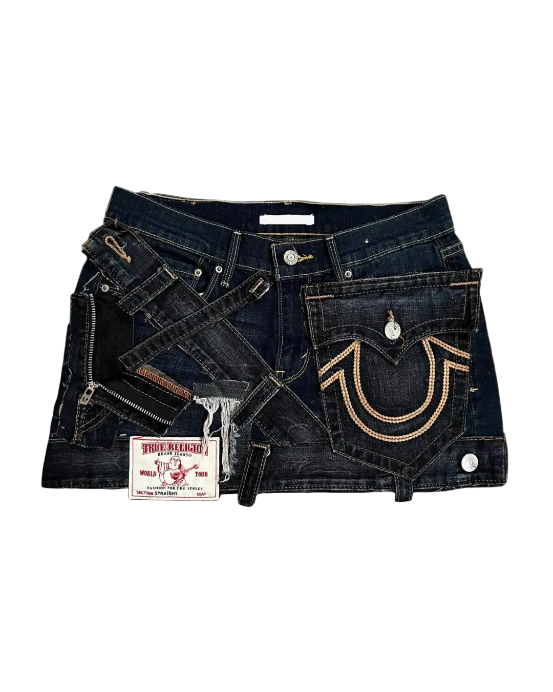 'OUTLAW' DENIM SKIRT