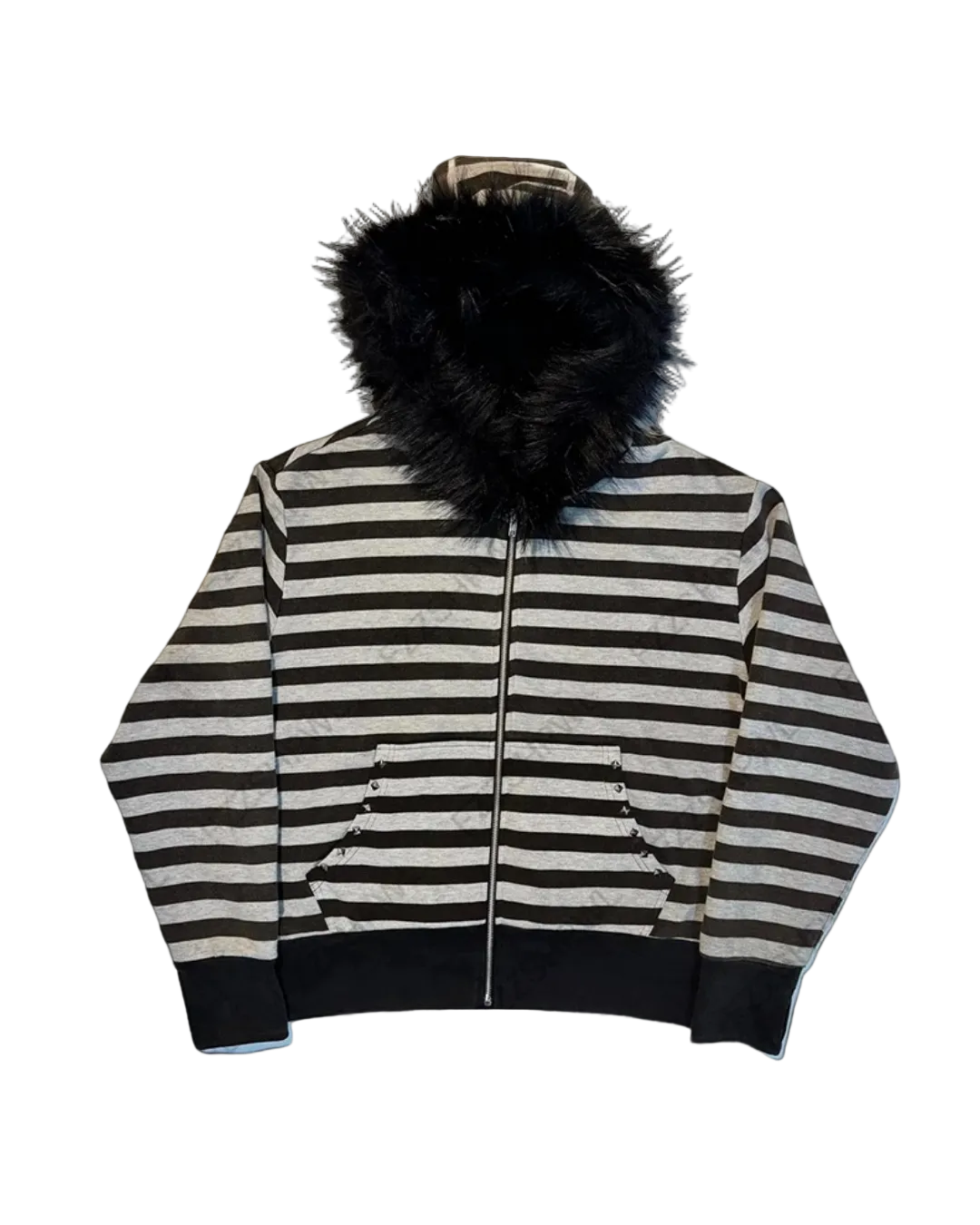 'INCOGNITO' FUR HOODIE