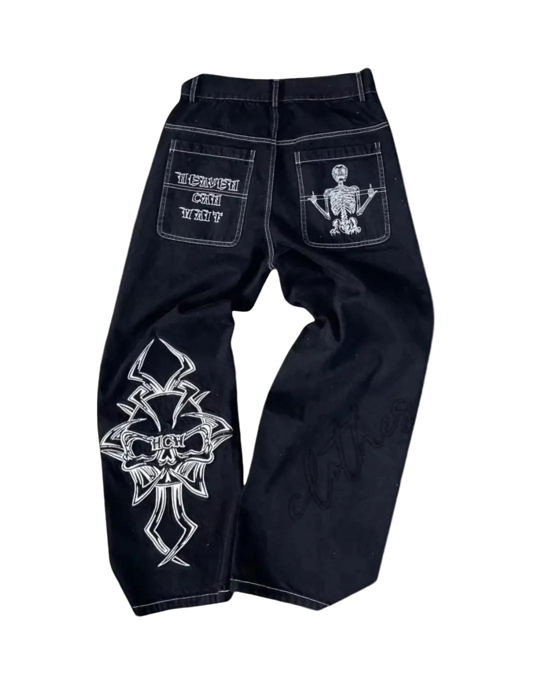 'SKELETAL' JEANS