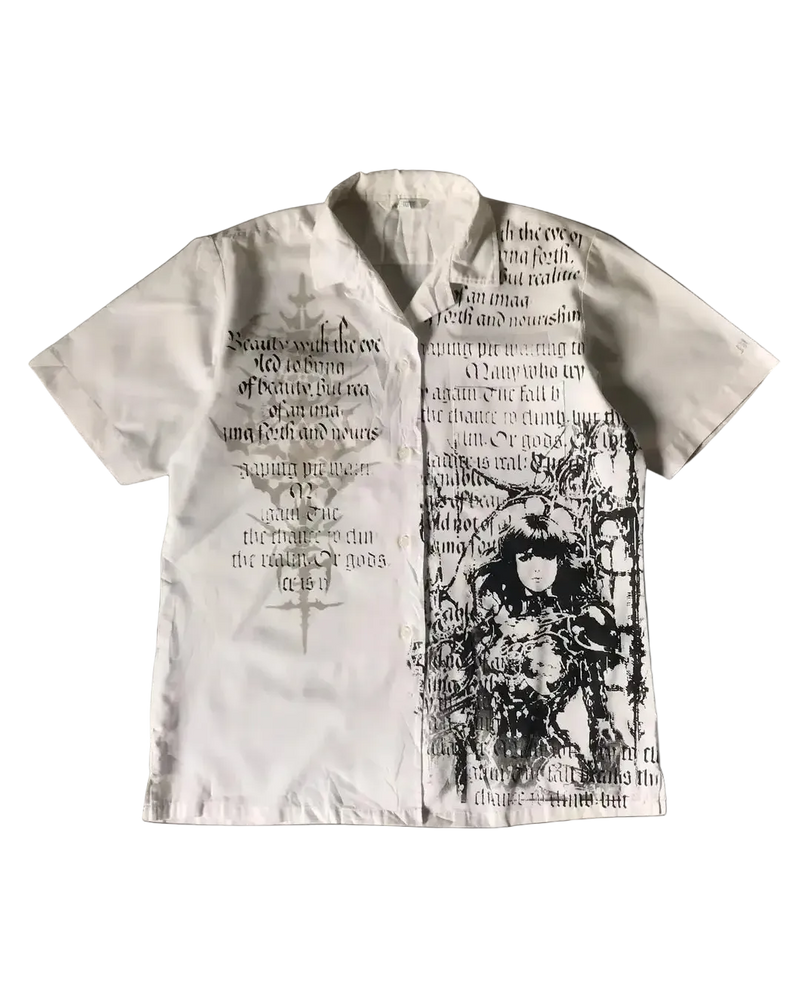 'EVE BEAUTY' BUTTON UP